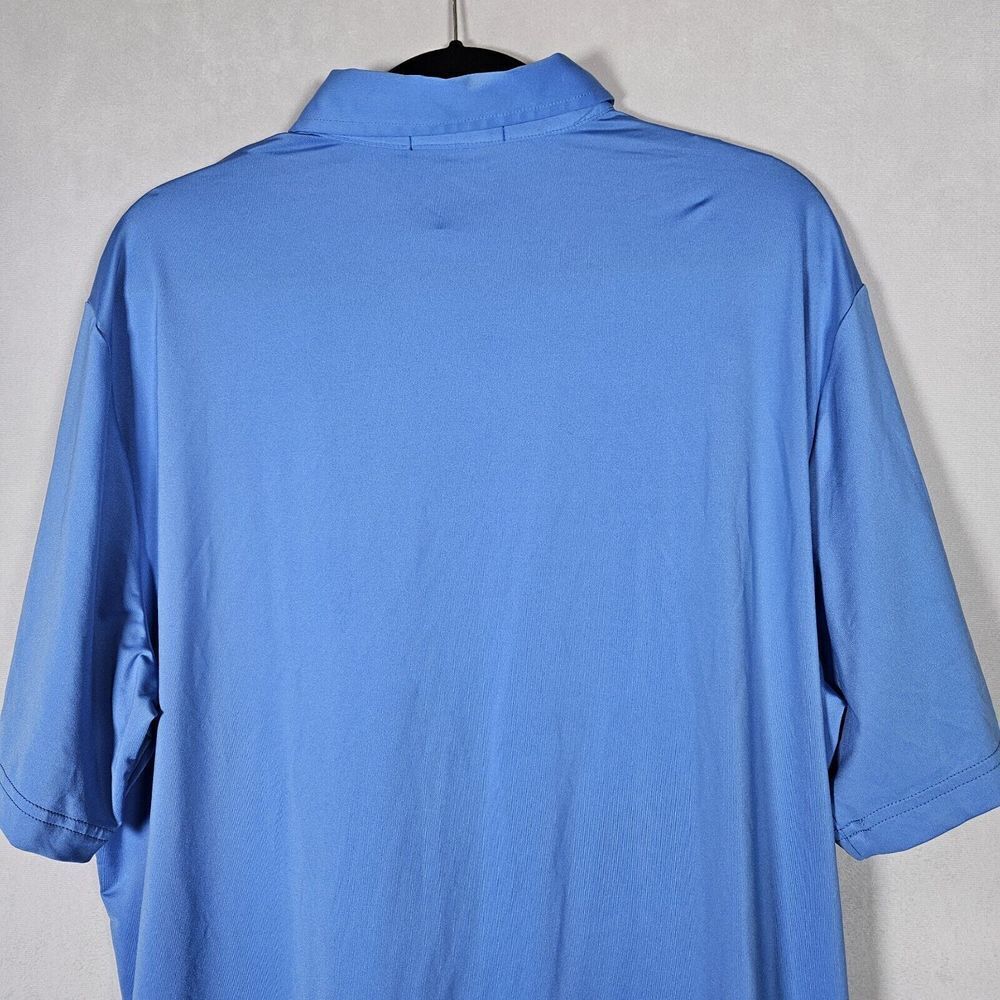 Ralph Lauren RLX Mens XL Blue Short Sleeve‎ Golf Polo Shirt Stretch Casual NWOT - Picture 10 of 11
